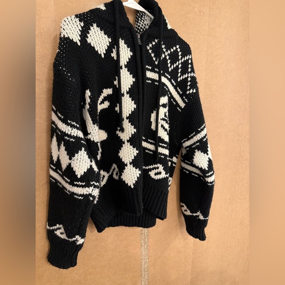 Open Yy zip up thick zip up sweater